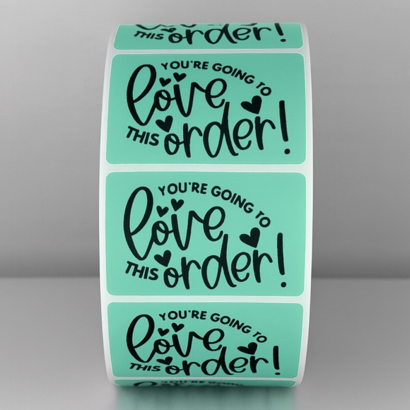 "You're Going To Love This Order!" Stickers | Small Business Packaging THANK YOU - Picture 1 of 11